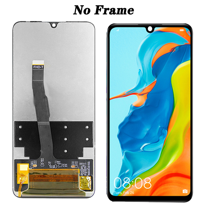 Original pour HUAWEI P30 Lite/Nova 4e MAR-LX1 LX2 AL01 LCD Ã©cran tactile HÃ©bergements eur assemblÃ©e avec cadre piÃ¨ces de rechange n° 4