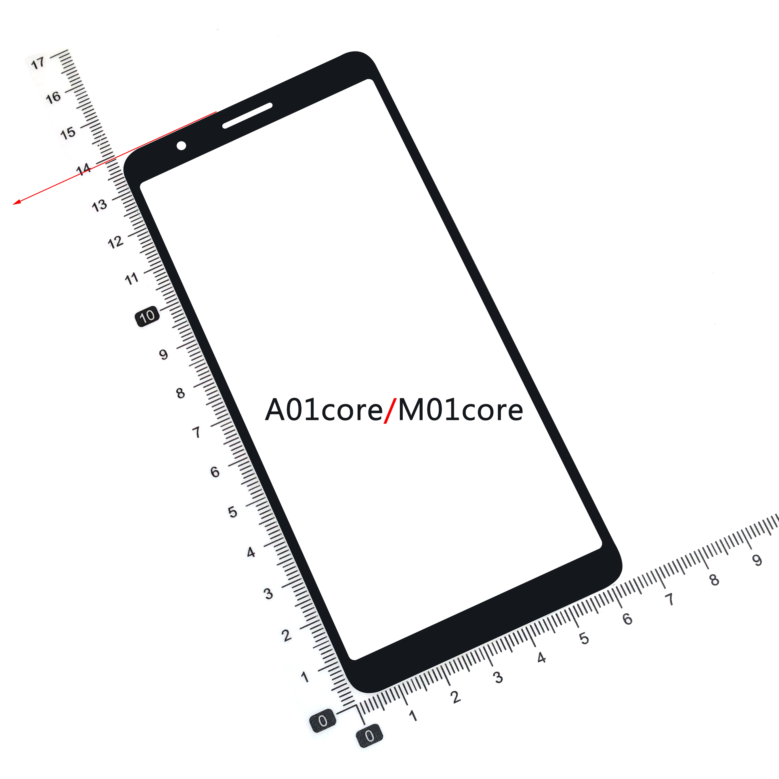 Pour Samsung A01 noyau A015 M01 A02S A10S A11 M11 A12 M12 A20 M10S A30S A20S A21 d'affichage Ã€ CRISTAUX LIQUIDES extÃ©rieur d'Ã©cran tactile En Verre Avant n° 2