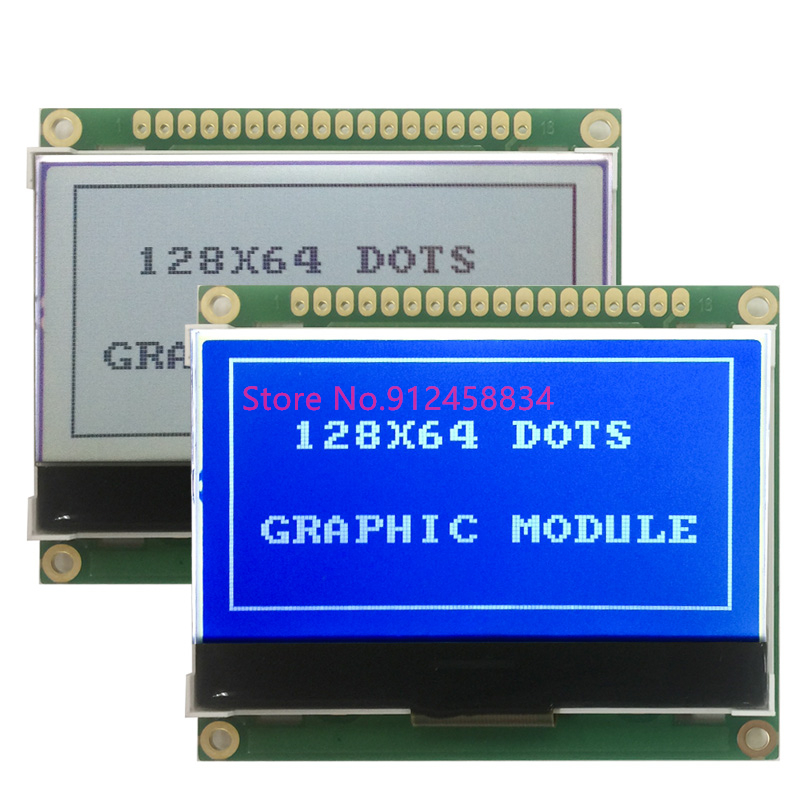 Technologie d'affichage LCD, COG, ST7565P, Ã©ventuelles I, 12864 V, 5V, 3.3 pouces, 2.6 n° 6