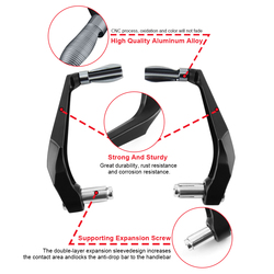 Garde de poignÃ©e de guidon de moto, extrÃ©mitÃ© + levier de frein et d'embrayage, adaptÃ© Ã  Aprilia RSV4 FACTORY 2009 2020 2021 small picture n° 3