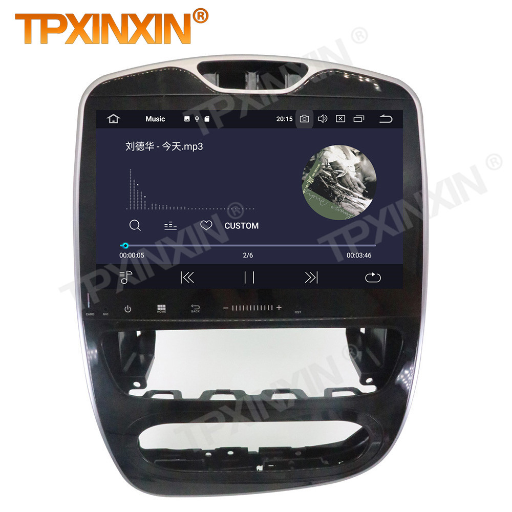 Autoradio android 10,1 , 4 go/64 go, Navigation GPS, lecteur multimÃ©dia vidÃ©o, unitÃ© centrale, enregistreur cassette, pour voiture Renault Clio (2017-2018) n° 3