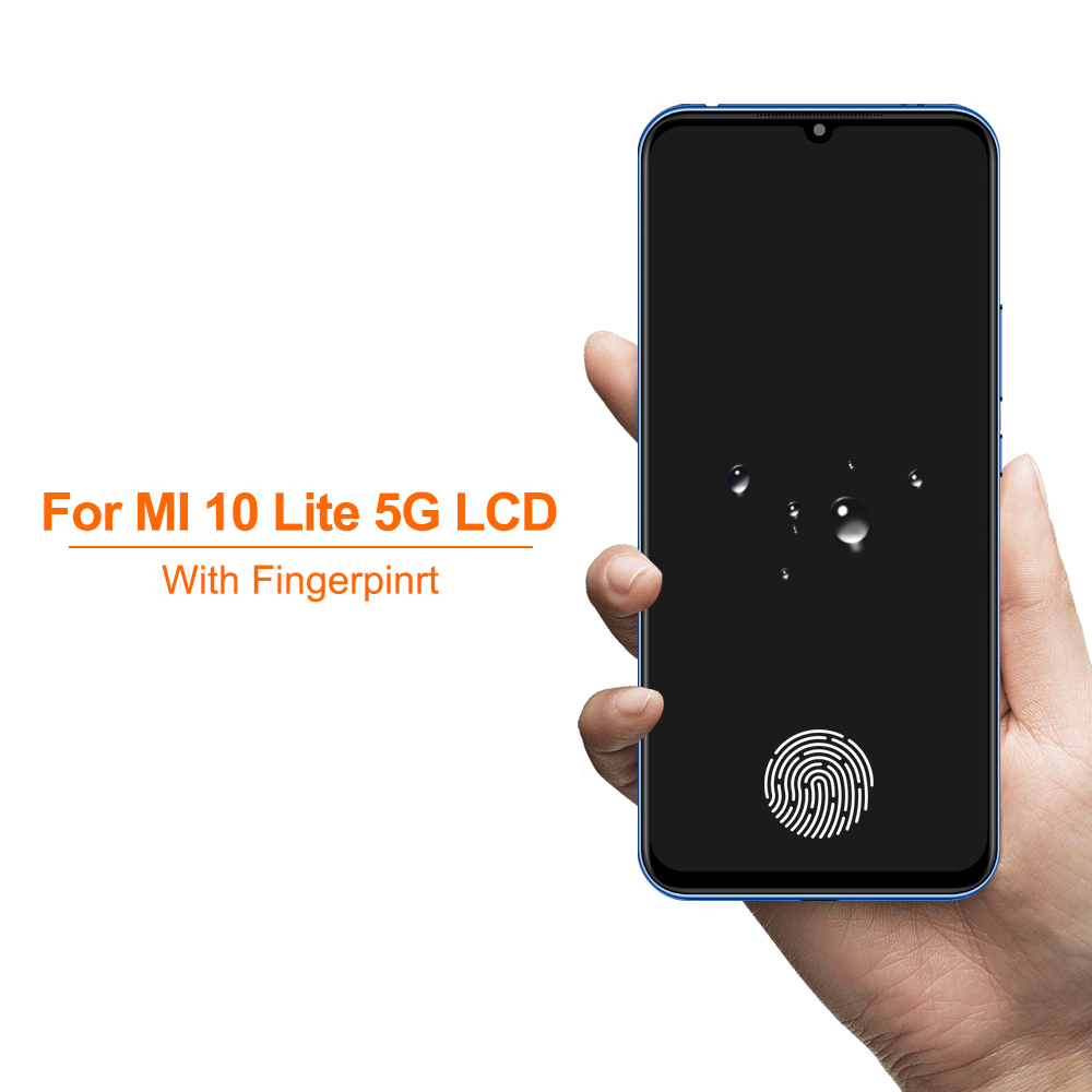 Ã‰cran tactile LCD Super Amoled de remplacement, piÃ¨ce de rechange pour Xiaomi MI 10 Lite 5G n° 2