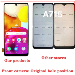 Ensemble Ã©cran tactile Lcd avec chÃ¢ssis, 100% testÃ©, haute qualitÃ©, pour Samsung Galaxy A715 A715F A715W A715X small picture n° 2