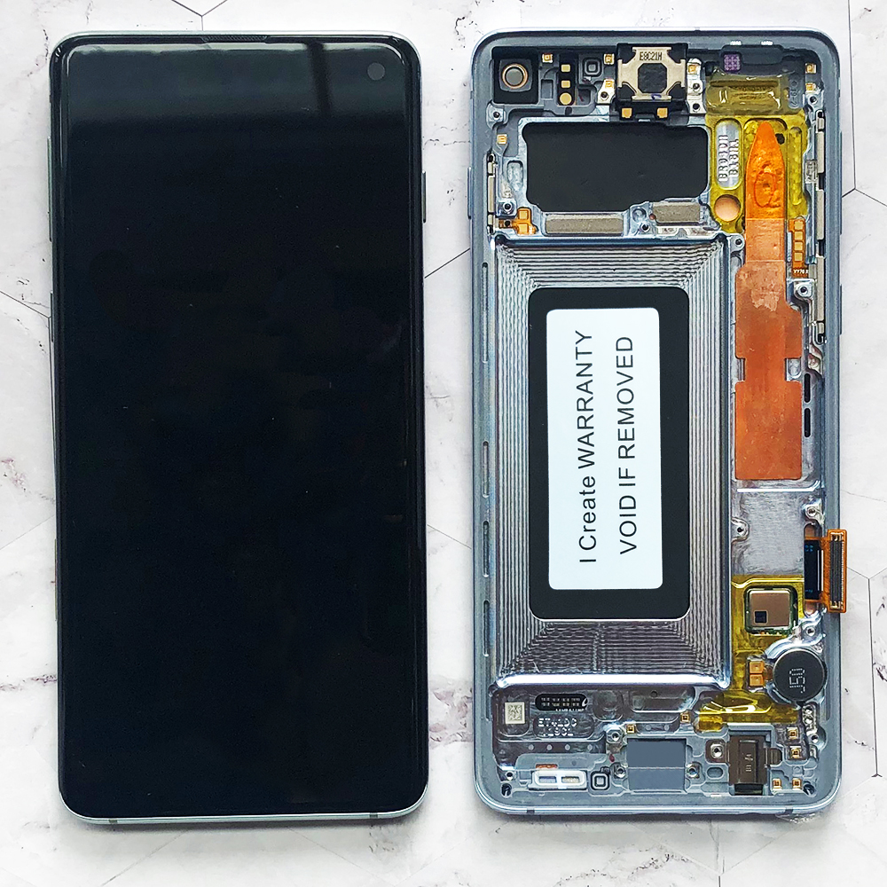 Remplacement de HÃ©bergements eur d'Ã©cran tactile d'affichage Ã  SM-G973 d'origine Amoled 6.1 en effet S10 LCD pour SAMSUNG Galaxy S10 G973F/DS G973U G973 n° 6