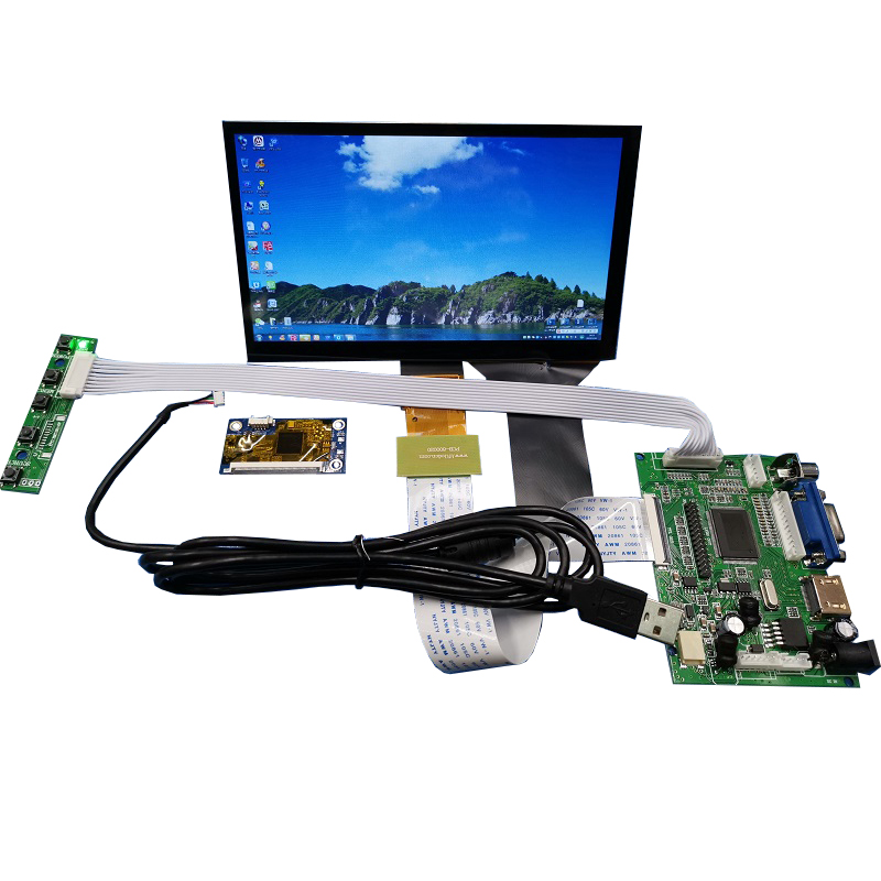 Moniteur tactile IPS capacitif avec Ã©cran de 7 pouces, 1024x600 px, HDMI, LCD, pour voiture, Raspberry Pi 3 5 points n° 2