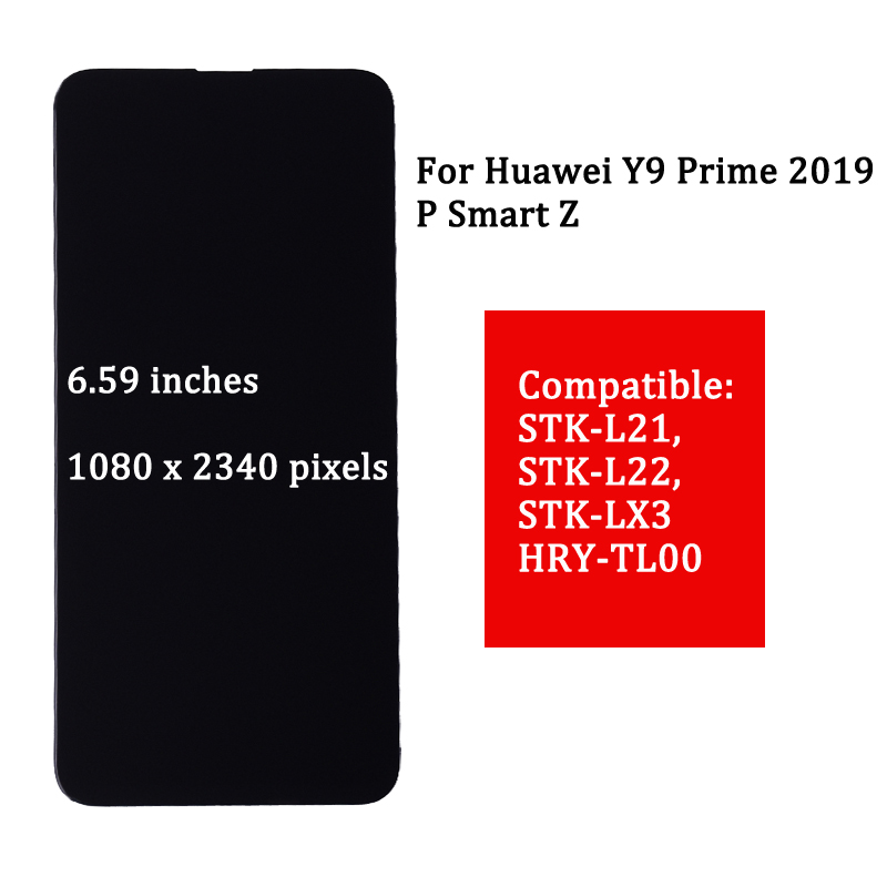 6.59 en effet affichage pour Huawei Y9 Prime 2019 LCD avec Ã©cran tactile HÃ©bergements eur assemblÃ©e Pour huawei P Smart Z STK-LX1 lWindaffichage n° 2