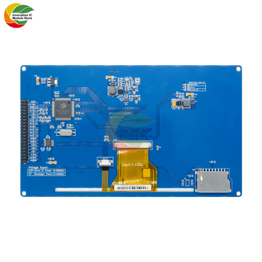 Module d'affichage Ã  Ã©cran tactile LCD TFT de 7 pouces, SSD1963, adaptÃ© Ã  Raspberry Pi 3 B +/4b, adaptÃ© Ã  Arduino 51/AVR/STM32 n° 6