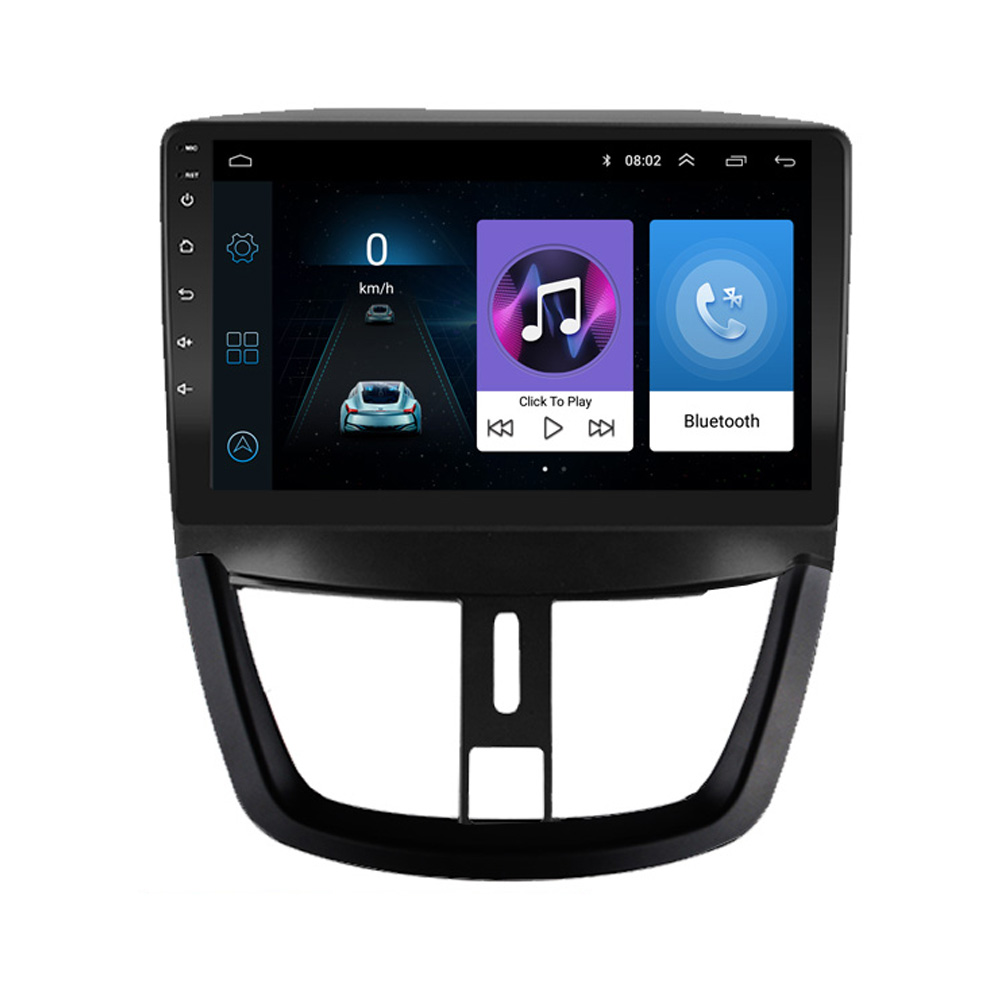 Autoradio 9 pouces Android 8.1, navigation GPS, WiFi, stÃ©rÃ©o, lecteur automatique, 2 DIN, pour voiture KIT 2007, 207CC (2013-207) n° 2