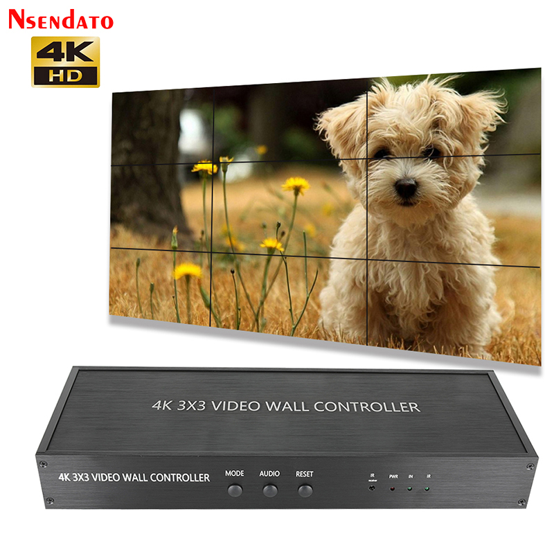 ContrÃ´leur de mur vidÃ©o TV HDMI, processeur de couture d'Ã©cran, contrÃ´leur d'affichage vidÃ©o TV, 4K, 3x3, Spl479, 3x2, 3x1, 1x3, 2x3, 4x2, 2x4 n° 1