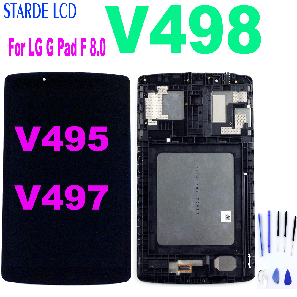 STARDE â€“ ensemble Ã©cran tactile LCD avec chÃ¢ssis, pour LG G Pad II 8.0 V498 n° 1