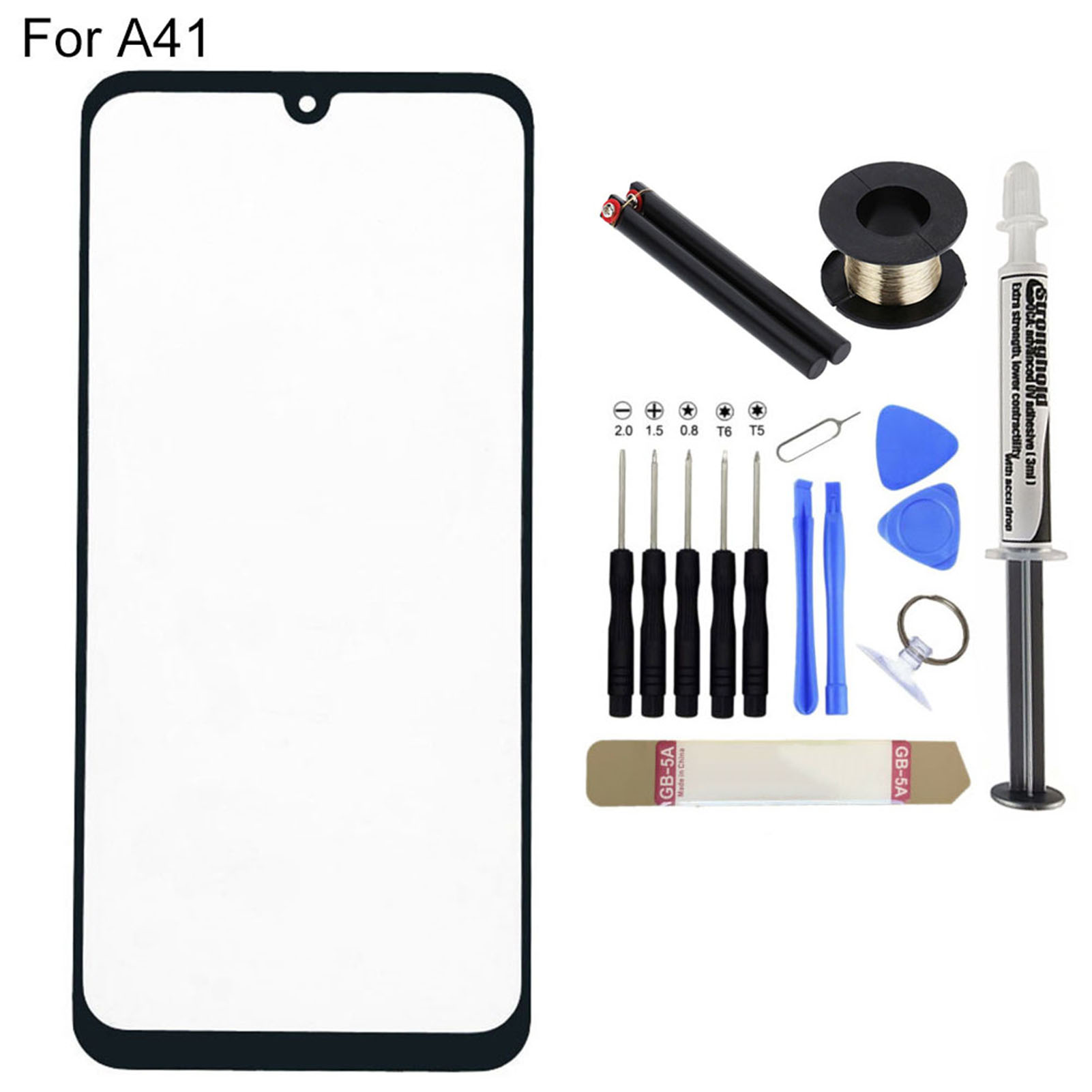 Kit d'outils de remplacement de lentille extÃ©rieure d'Ã©cran, couvercle en verre pour Samsung Galaxy A71 01 A11 A21 A31 A41 A51 n° 5