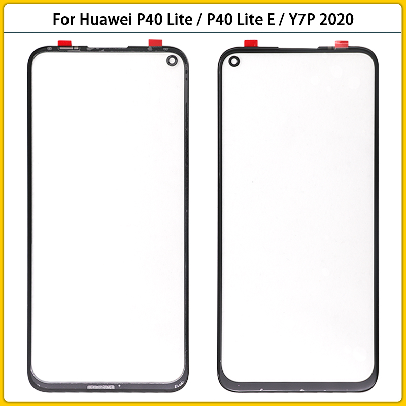 Ã‰cran tactile LCD avec OCA pour Huawei P40 Lite E / Y7P 2020, verre extÃ©rieur, lentille du panneau avant n° 5