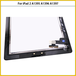 Pour iPad 2 A1395 A1396 A1397 Ã‰cran Tactile Digitizer Capteur Pour iPad 2 Ã‰cran Tactile LCD Avant En Verre ExtÃ©rieur Bouton Remplacer small picture n° 4