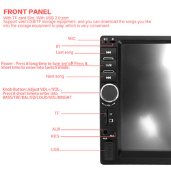 Autoradio Android avec Ã‰cran HD de 7 Pouces, Lecteur MP5, Audio FM, CamÃ©ra d'Inversion, 12V, 2Din, 7010B/7012B/7018B small picture n° 5