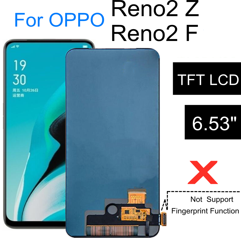 Bloc Ã©cran tactile LCD de remplacement, 6.5 pouces, TFT, pour OPPO Reno2 Z Reno 2Z 2Z cph345 PCKM70 / Reno2 F CPH1989 n° 1