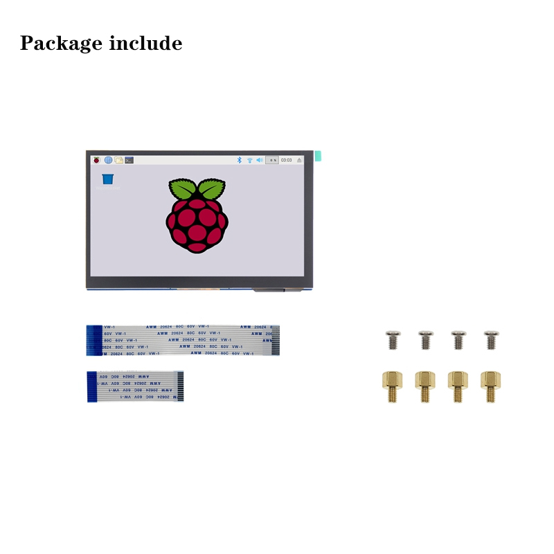 Maxgeek-Ã‰cran IPS IPS 800x480 pour Raspberry Pi, Puzzles, Tactile, Sans Lecteur, Port MIPI DSI, 5 Pouces n° 6