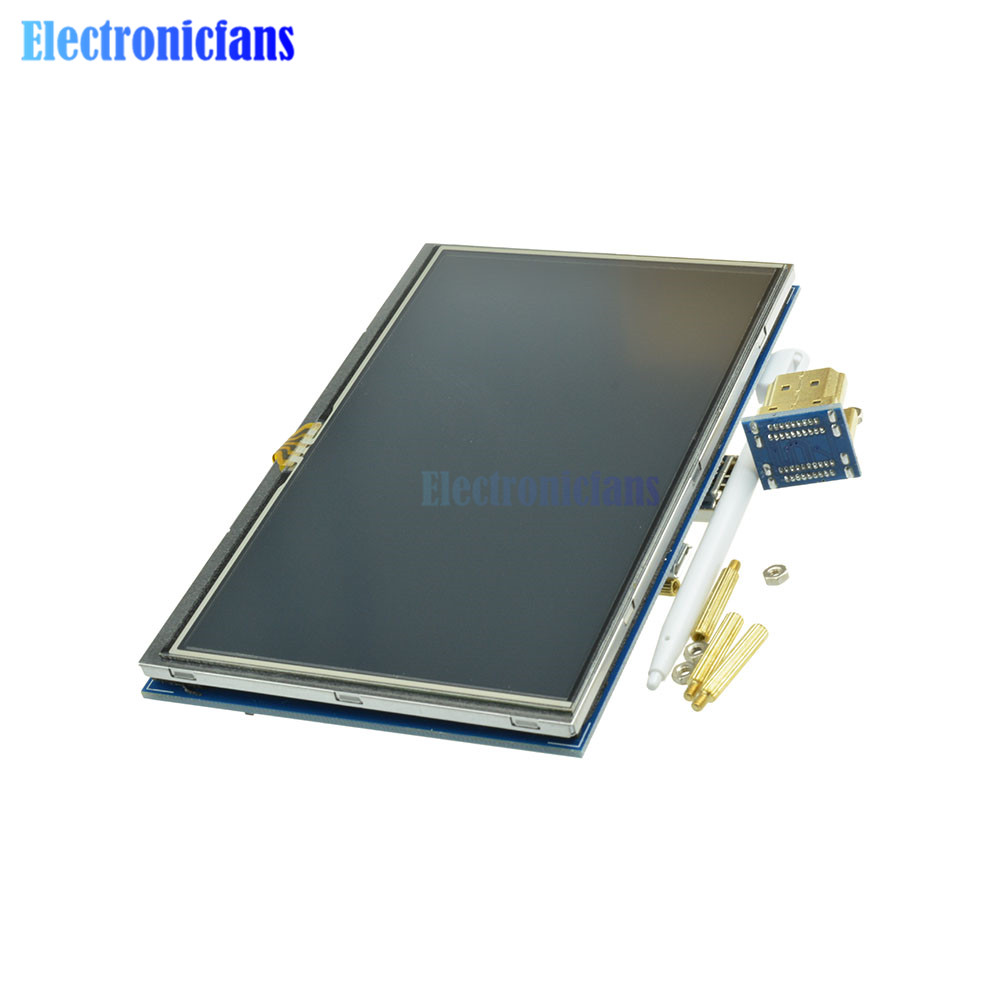 Ã‰cran tactile LCD TFT 5 pouces, 800x480, Module de protection pour Raspberry Pi Pi2 modÃ¨le B + A + n° 5