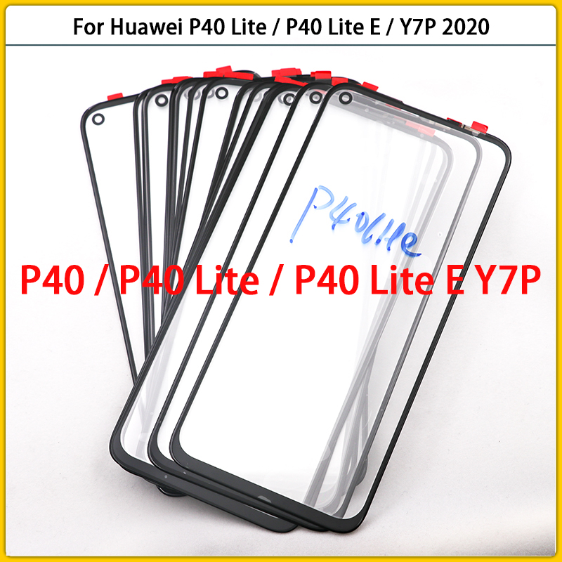 Ã‰cran tactile LCD avec OCA pour Huawei P40 Lite E / Y7P 2020, verre extÃ©rieur, lentille du panneau avant n° 1