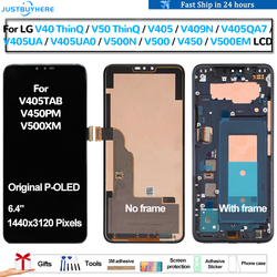 P-OLED d'origine pour LG V40 V50 Vlecture V405QA7 V500N V500EM Pantalla Ã©cran LCD Ã©cran tactile HÃ©bergements eur assemblÃ©e remplacement