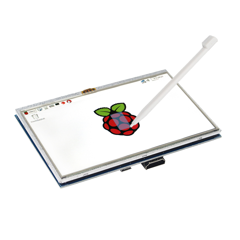 Ã‰cran tactile LCD pour ordinateur portable Raspberry Pi 4 modÃ¨le B, 5 pouces, TFT 800x480, modÃ¨le B +/3B n° 3