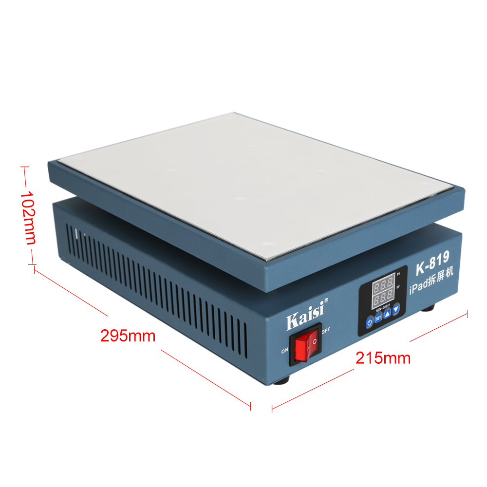 Plate-forme chauffante Ã  Ã©cran LCD 12 pouces, grande taille 28cm x 20cm, station de chauffage pour ISub, Ã©cran tactile LCD, machine de prÃ©chauffage et de sÃ©paration n° 6