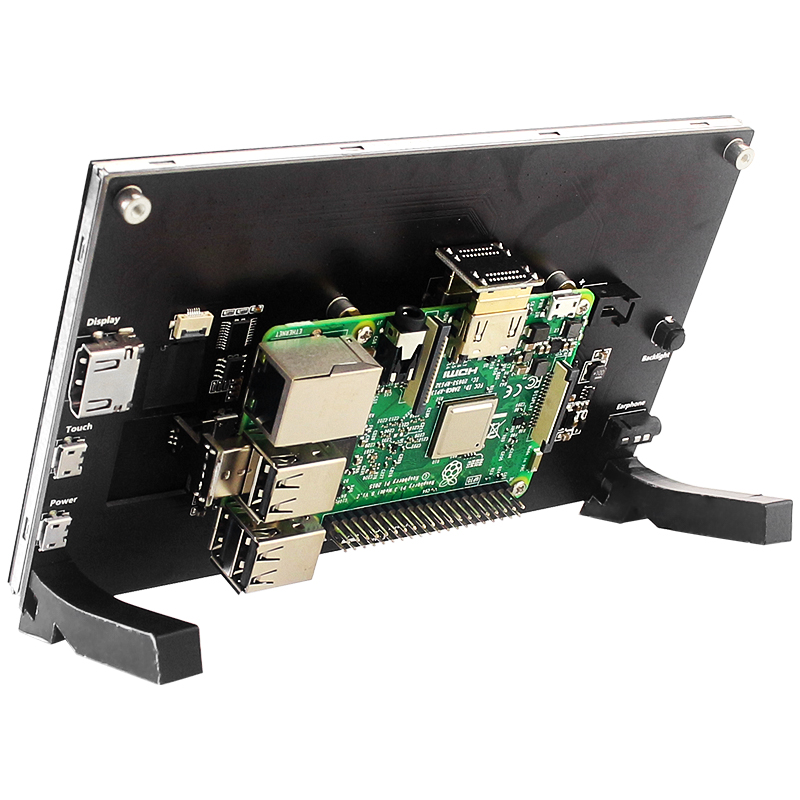 Ã‰cran tactile LCD Raspberry Pi, Ã©cran secondaire, compatible HDMI, IPS 1024x600 HD, RPI 4B 3B + 3B OPI 5 PC, AIDA64, 7 pouces n° 4