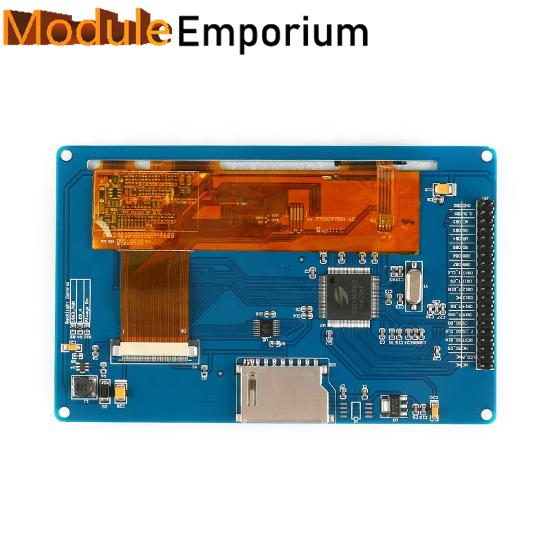 Ã‰cran tactile rÃ©sistif, technologie d'affichage LCD, pilote MCU SSD1963, 5 pouces, Ã©ventuelles I 800X480 51 n° 5