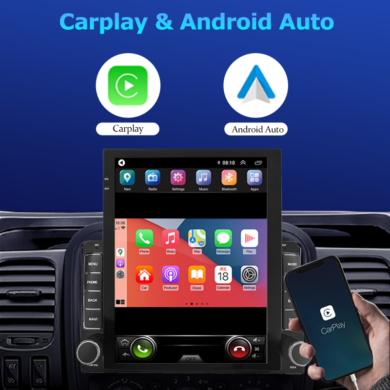 Autoradio Android 12 avec Ã©cran de placement de style vertical, navigation GPS, lecteur de limitation, stÃ©rÃ©o 2 Din, 9.7 , Nissan Navara 2006-2012 n° 5