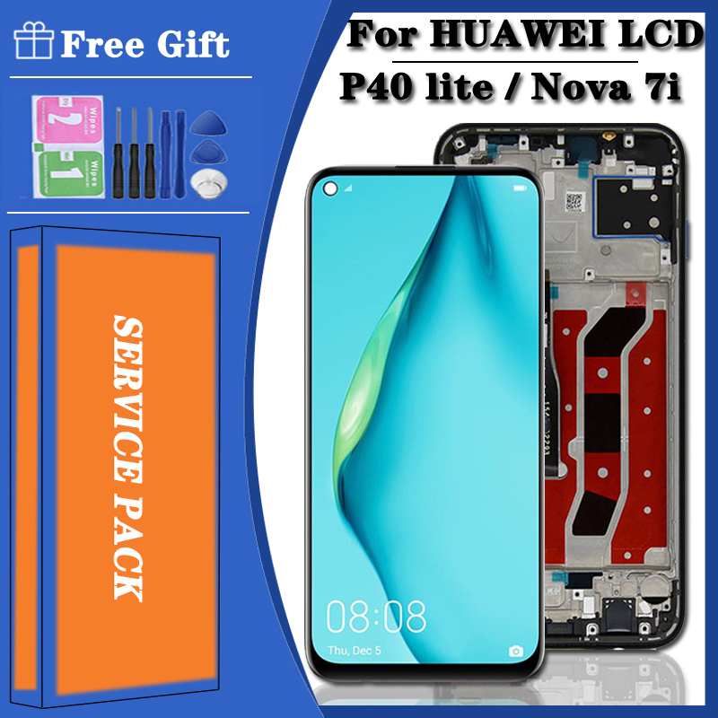 6.4 Original P40 Lite LCD Pour Huawei Nova 7i JNY-LX2 Ã©cran LCD P40 Lite JNY-L21 JNY-TL10 LCD Ã‰cran Tactile AssemblÃ©e n° 1