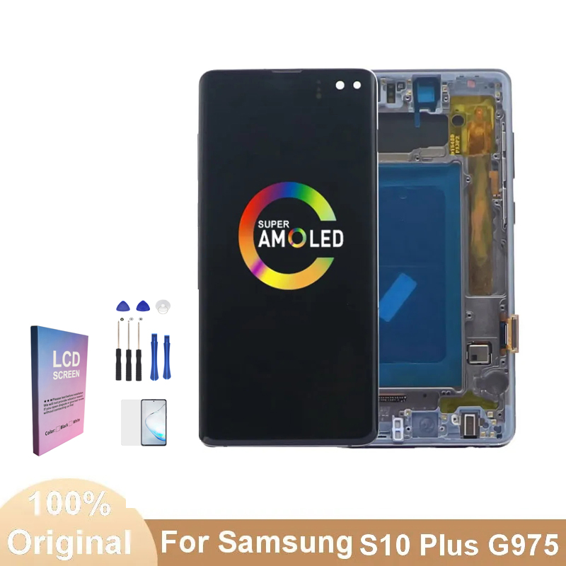 Ã‰cran tactile LCD de remplacement, pour Samsung Galaxy S10 Plus G975, qualitÃ© B, livraison gratuite n° 1