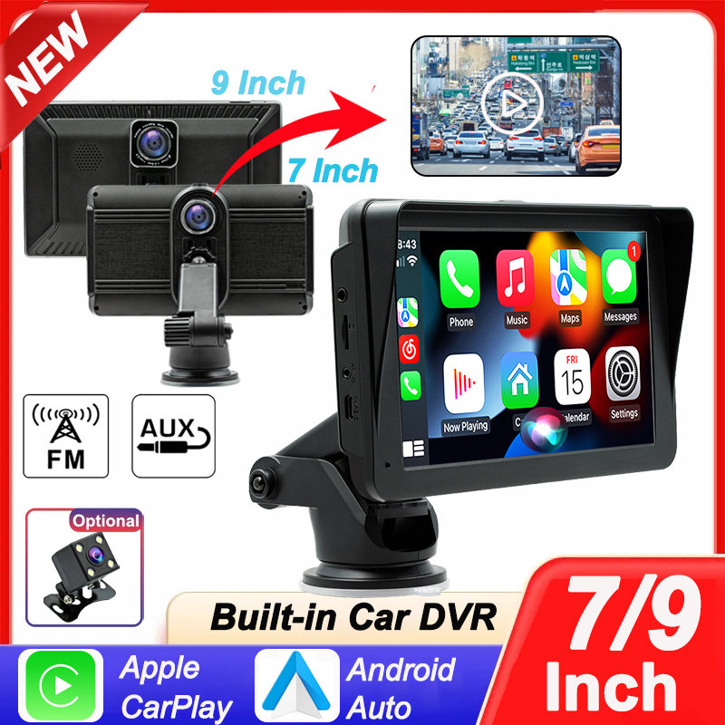 Autoradio MP5 avec Bluetooth, Android, Auto, Sans fil, Apple Carplay, RÃ©cepteur stÃ©rÃ©o, DVD, 2Din, Limitation automobile, 7/9 n° 1