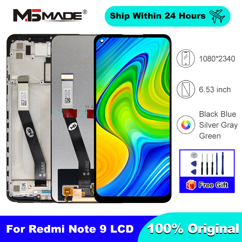 PiÃ¨ces d'assemblage de HÃ©bergements eur d'Ã©cran tactile LCD, Ã©cran d'affichage pour Xiaomi Redmi Note 9, 10X, 4G, 6.53 , M2003J15SC n° 1