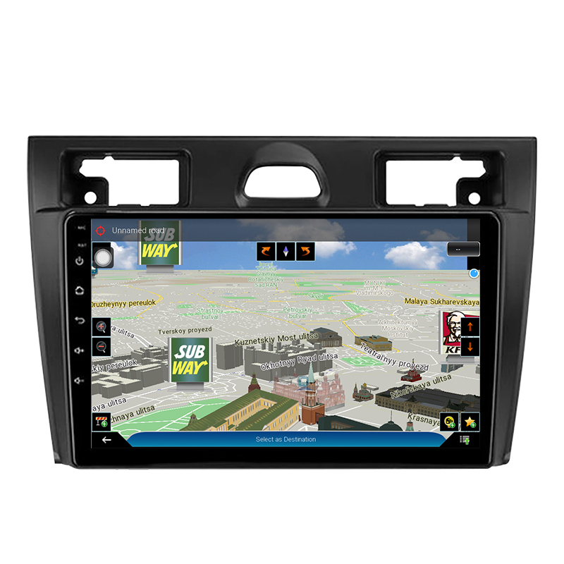 BySeven â€“ autoradio Android 11, SIM 4G, Navigation GPS, lecteur multimÃ©dia, stÃ©rÃ©o, unitÃ© centrale pour voiture Ford Fiesta Mk VI 5 MK5 (2002 â€“ 2008) n° 3