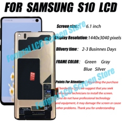 Ã‰cran tactile d'origine 6.1 AMOLED de remplacement + coque arriÃ¨re, pour SAMSUNG Galaxy S10 G973F/DS G973U G973 SM-G973 small picture n° 2