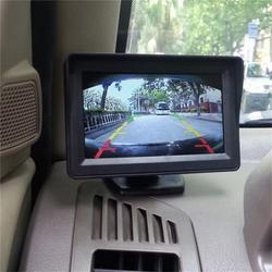 Moniteur de voiture HD TFT LCD, Ã©cran 4.3 , affichage numÃ©rique, entrÃ©e bidirectionnelle, moniteur pare-soleil pour camÃ©ra Ã  barrage