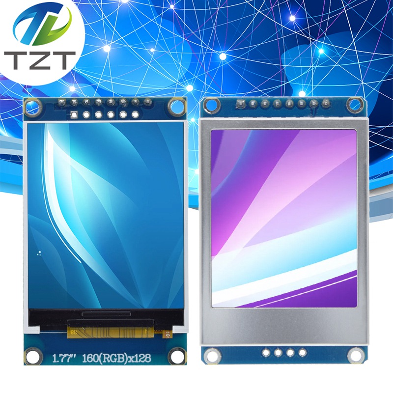 TZT-Ã‰cran LCD TFT 1.77 pouces, 128x160, 1.77 TFTÃ©ventuelles I, technologie de port sÃ©rie pour Ardu37UNO R3 n° 1