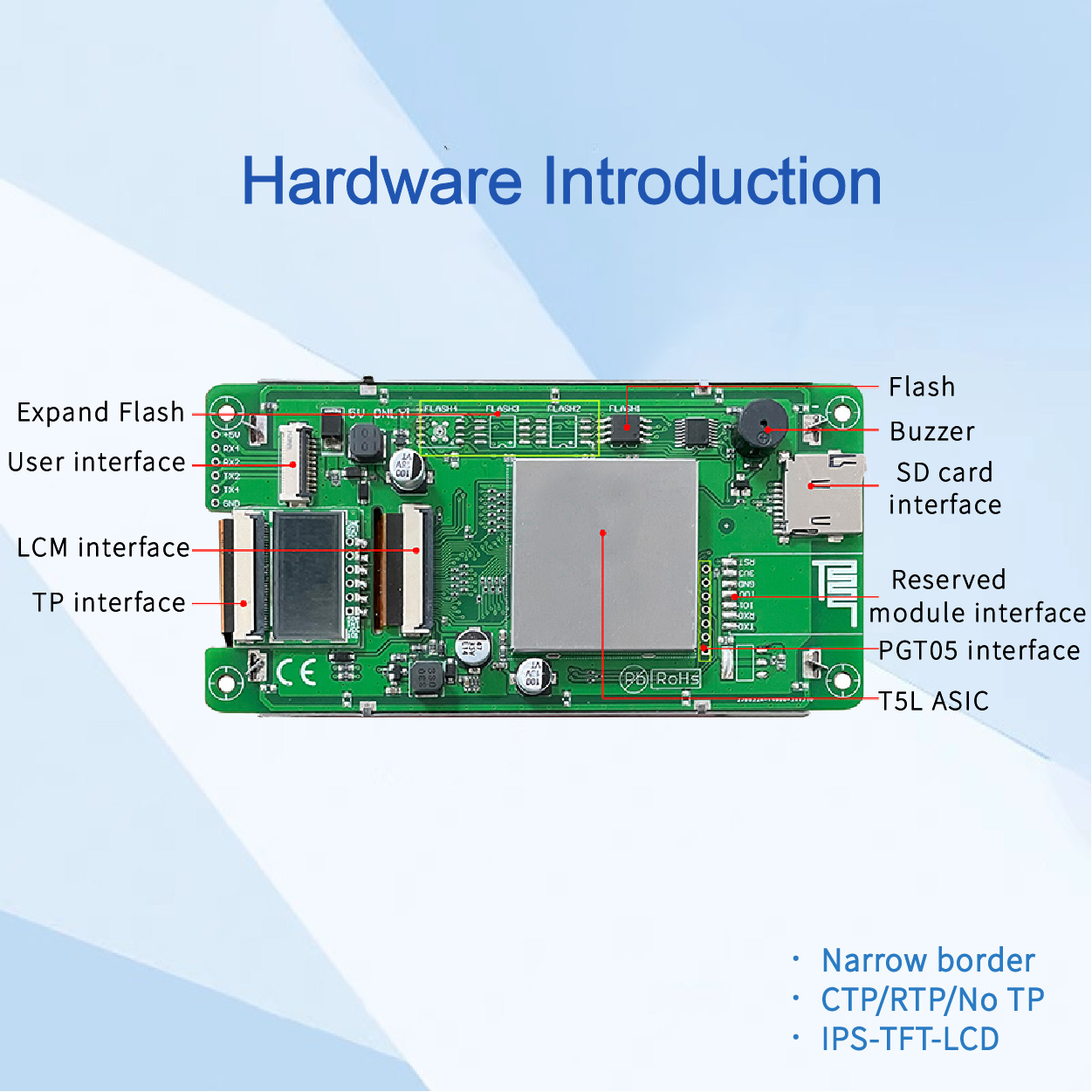 Ã‰cran intelligent Dwin T5L HMI, 4.3 pouces IPS 800X480 LCD Tech, port TTL UART, DMG80480C043 _ 02W n° 4