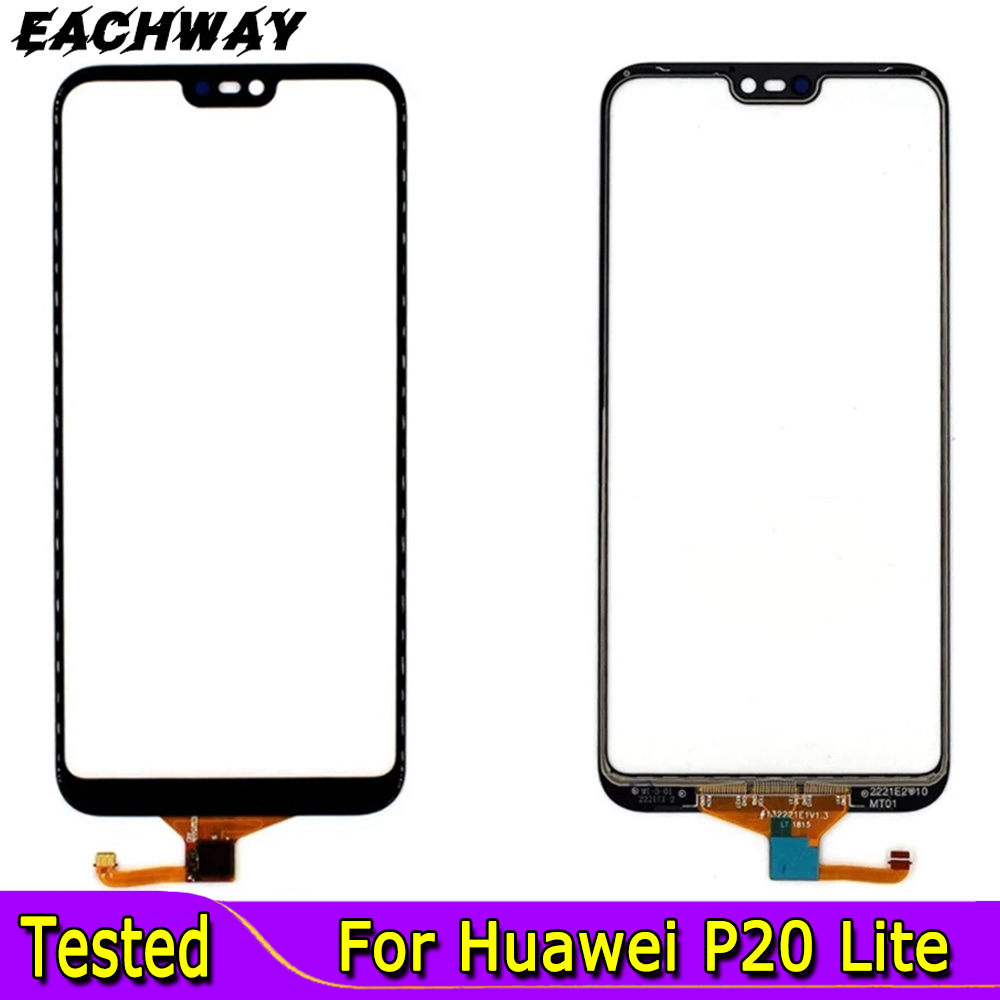 Ã‰cran tactile mobile pour Huawei P20 Lite, panneau de HÃ©bergements eur d'Ã©cran tactile, capteur de verre avant pour Huawei Nova 3E n° 1