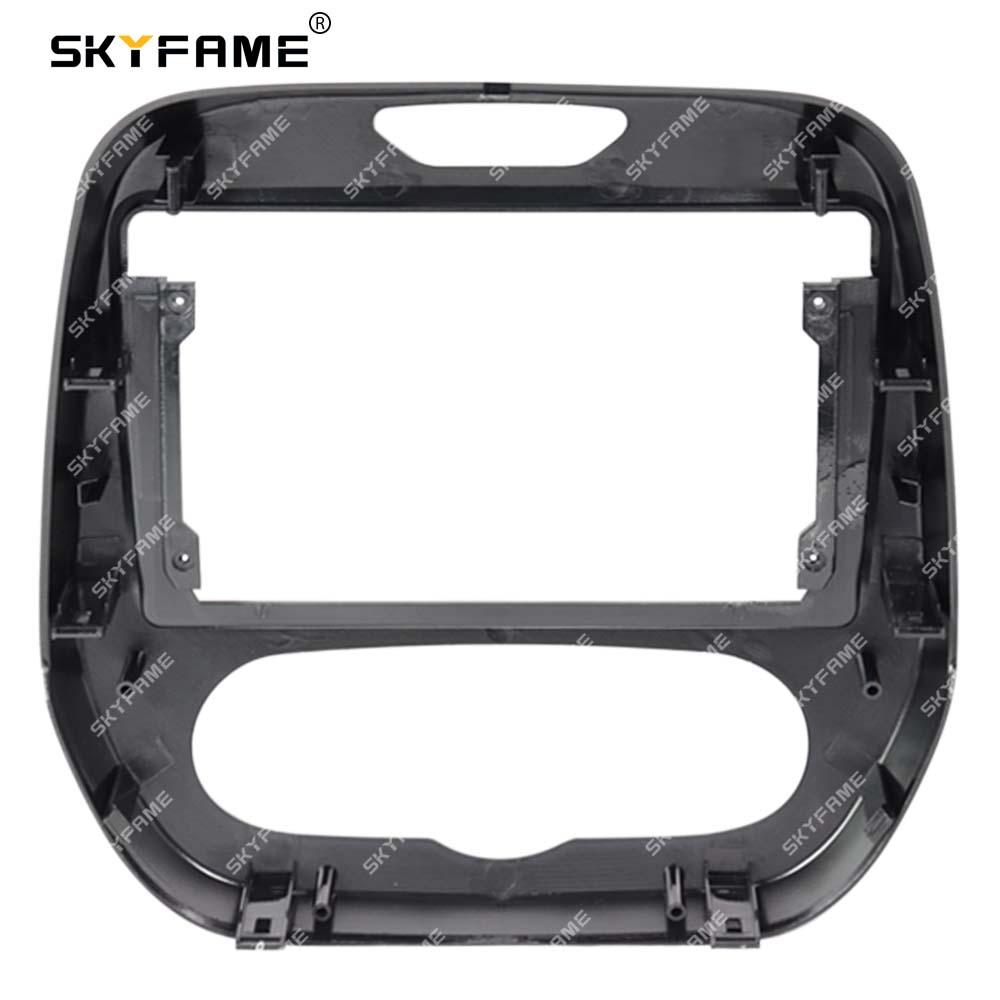 SKYFAcloser-Adaptateur de Fascia de cadre de voiture, dÃ©codeur de boÃ®te Canbus, kit de panneau de montage de tableau de bord radio Android pour Renault Captur Clio n° 2