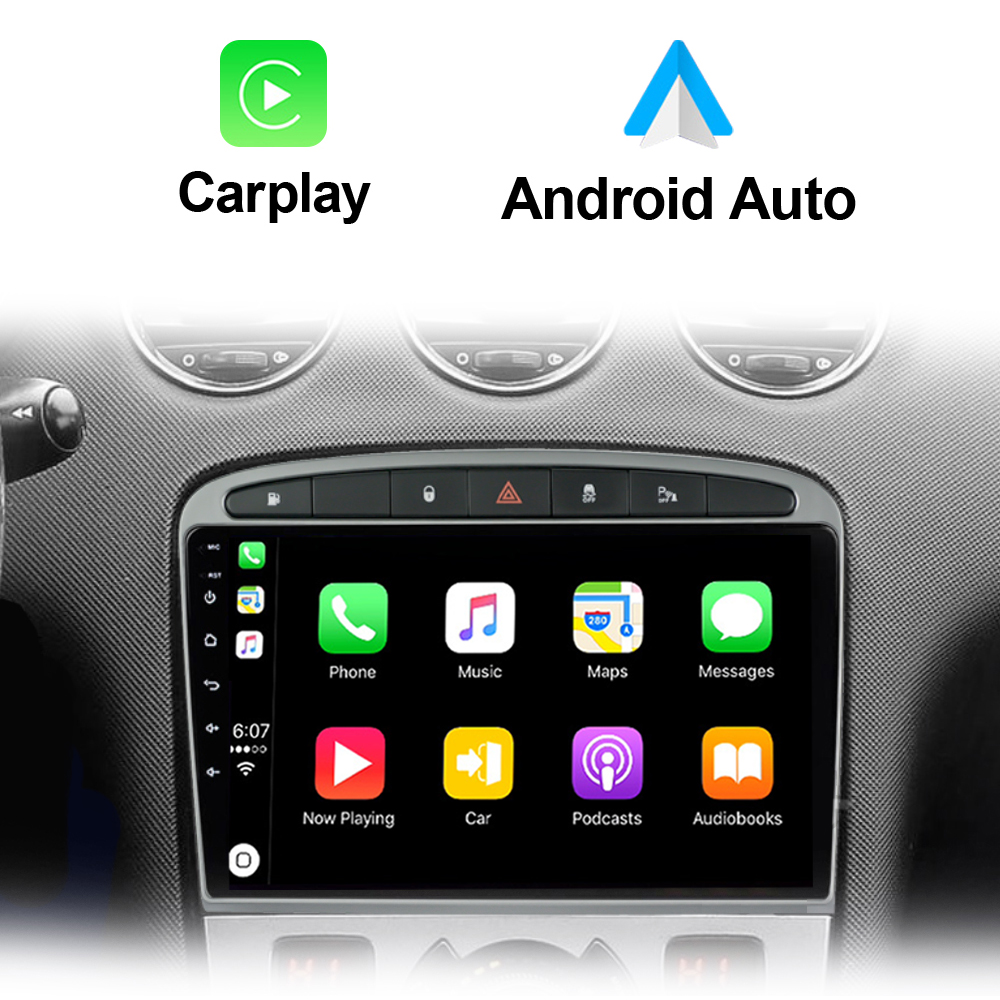 Autoradio Android 10, 4 Go/64 Go, GPS, RDS, DSP, 2DIN, lecteur multimÃ©dia, sans DVD, pour voiture KIT 408, 308SW, 308 n° 3