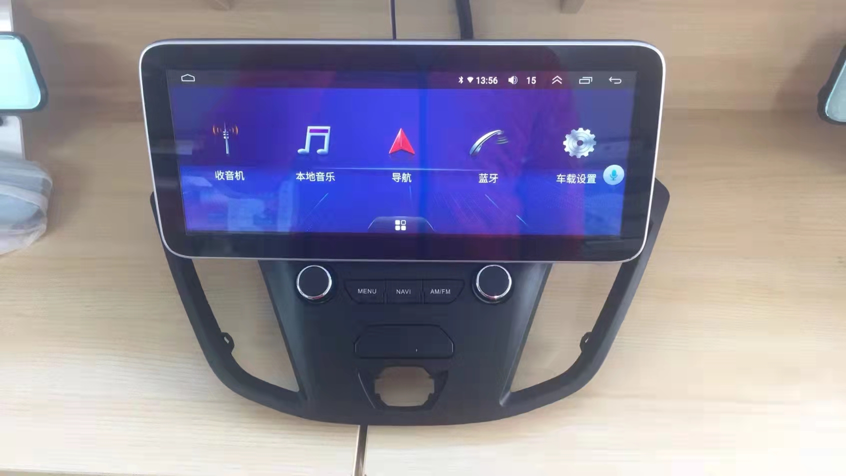 Autoradio Android 11, Ã©cran tactile Super Slim, 128 go ROM, Navigation GPS, lecteur multimÃ©dia stÃ©rÃ©o, pour voiture Ford Transit Custom 2014 n° 5