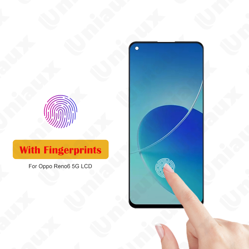 Ã‰cran tactile LCD OLED d'origine, HÃ©bergements eur pour OPPO Reno6, Reno 6, 5G, PEQM00, CPH2251, 6.43 pouces, 4G, CPH2235 n° 5