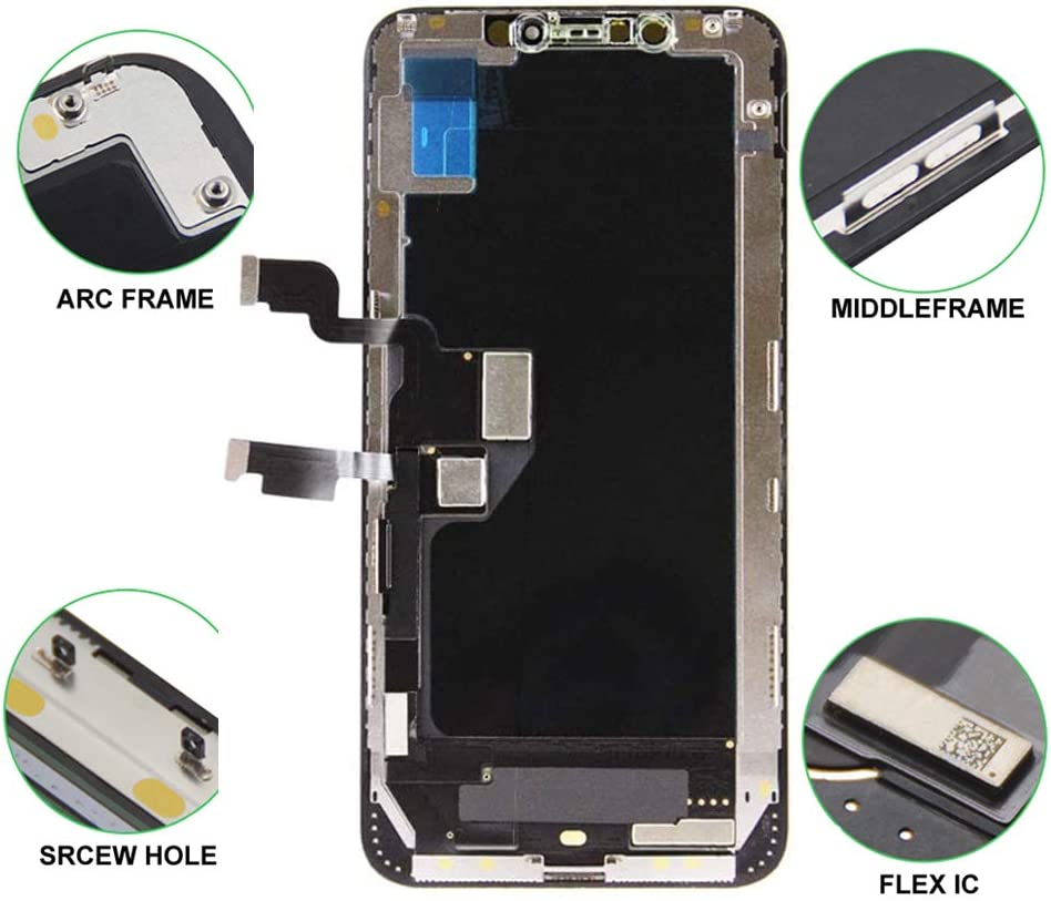 Ensemble Ã©cran tactile LCD OLED de remplacement, AAA + 100% testÃ©, pour iPhone X Poly 11 XS Max n° 5