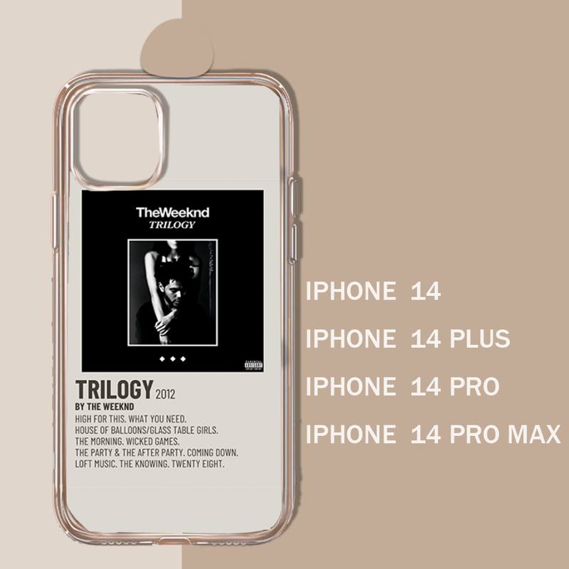 The Weeknd-Coque de tÃ©lÃ©phone transparente et souple pour iPhone, affiche minimaliste, 11, 13, 12, 14, X, XS, XR Pro Max, Mini Plus n° 3