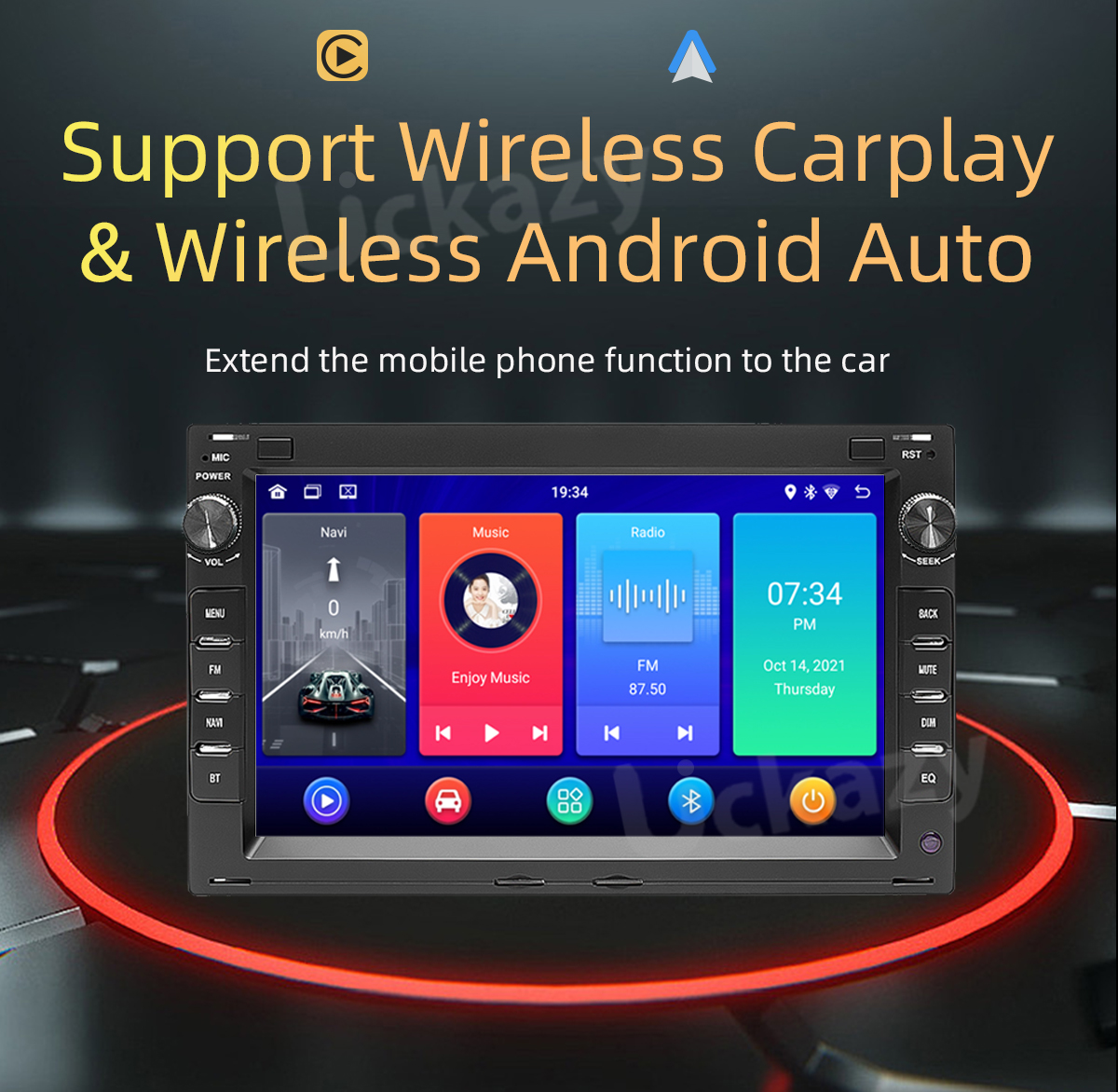 Autoradio Android 12 avec GPS et StÃ©rÃ©o pour Voiture, Carplay, 2 Din, pour VW PASSAT B5 MK4 MK5 SHARAN Jetta Bora Polo NATO SPORT T5 CITI CHICO n° 2