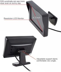 Ã‰cran LCD TFT numÃ©rique pour voiture, affichage de bureau, barrage d'entrÃ©e d'image HD, Ã©cran uniquement, 4.3x800 pixels, 480 pouces small picture n° 2