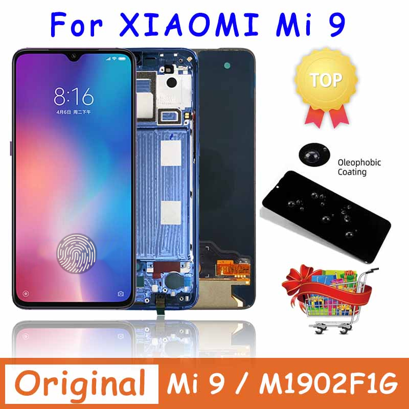 Ensemble Ã©cran tactile LCD Super AMOLED, 6.39 pouces, avec lecteur d'empreinte digitale, pour Xiaomi Mi 9 M1902F1G n° 1