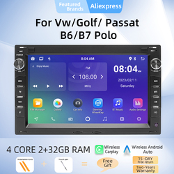 Autoradio Android 12 avec GPS et StÃ©rÃ©o pour Voiture, Carplay, 2 Din, pour VW PASSAT B5 MK4 MK5 SHARAN Jetta Bora Polo NATO SPORT T5 CITI CHICO small picture n° 1