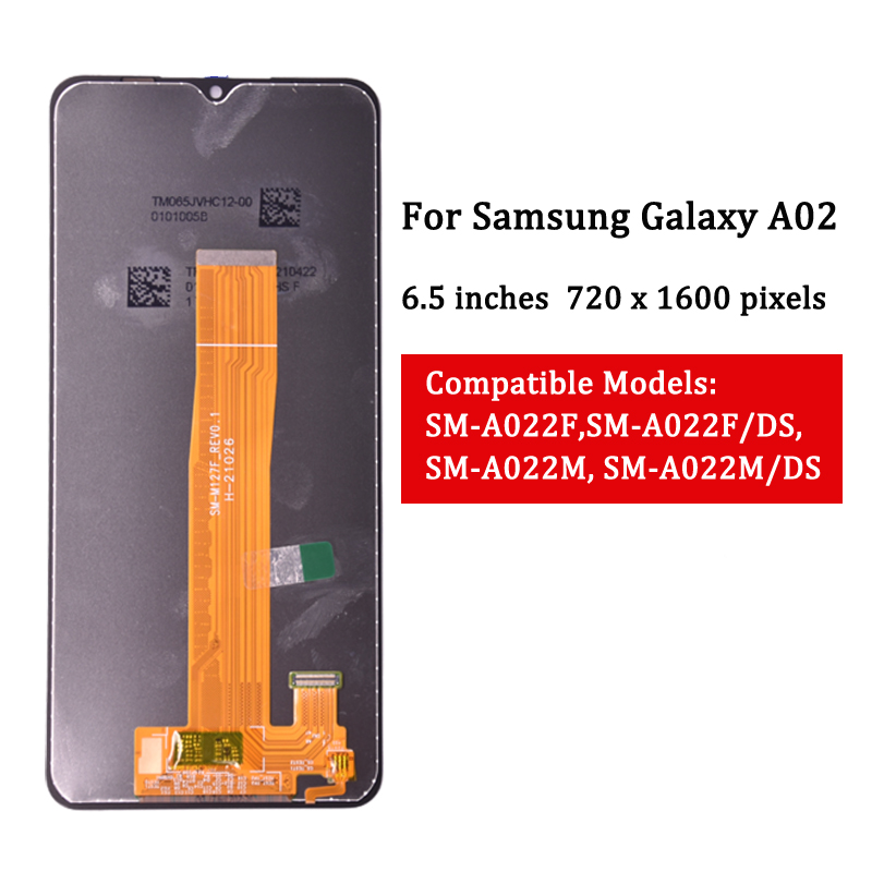 Ã‰cran tactile LCD avec chÃ¢ssis, 6.5 pouces, pour Samsung Galaxy A02 A022 SM-A022F A022F/DS n° 2