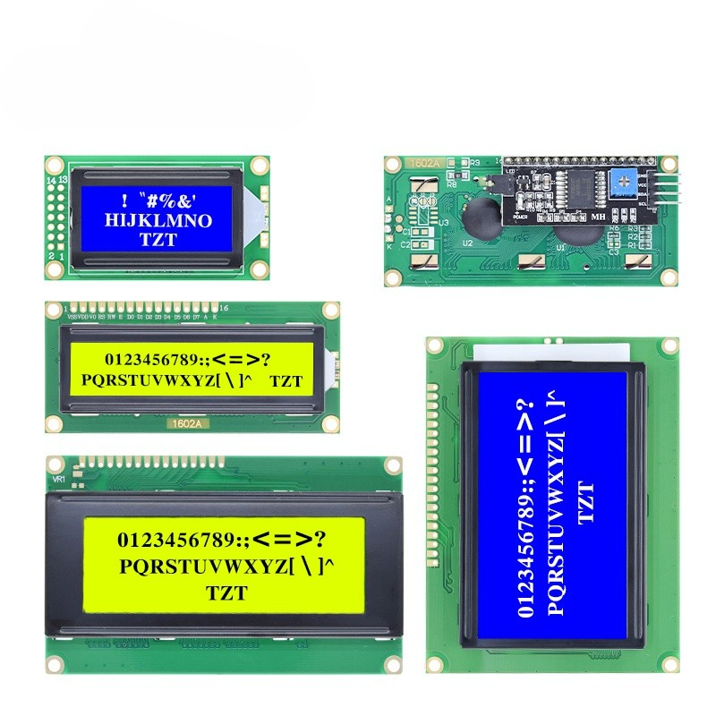 Ã‰cran LCD Tech bleu et vert pour Ardu37, interface d'affichage, Rick UNO, R3 Mega2560, PCF8574T, IIC, I2C, 0802, 1602, 2004, 12864 n° 4